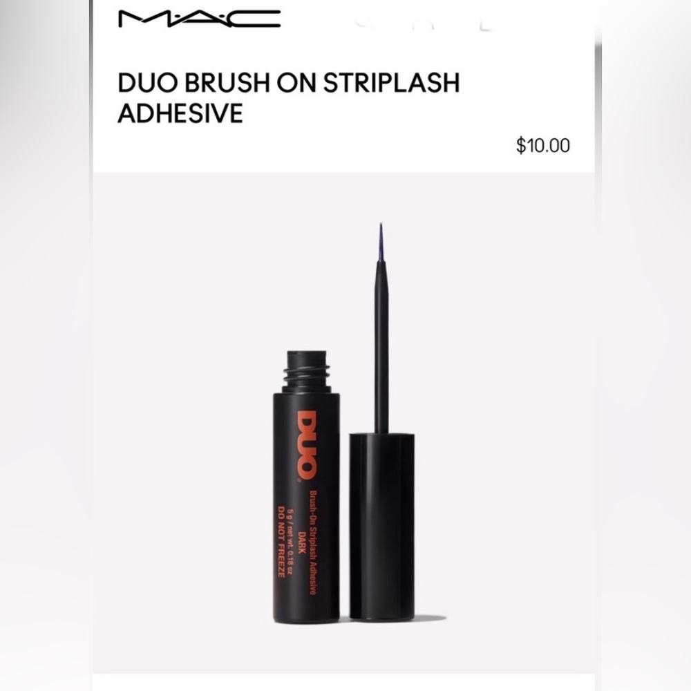 DUO BRUSH ON STRIPLASH ADHESIVE. COLOR: DARK. NEW IN THE BOX.